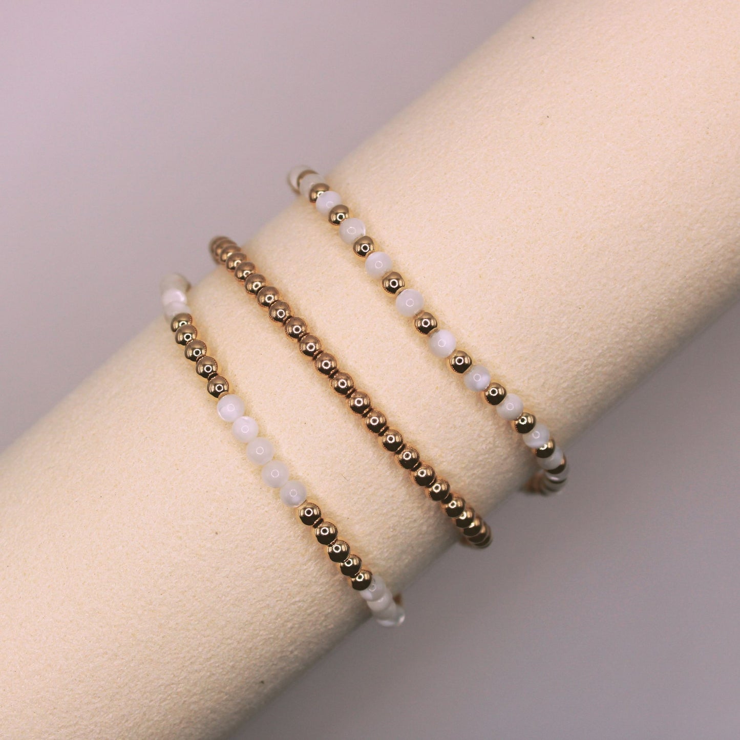 Blissful - White Jade Stack