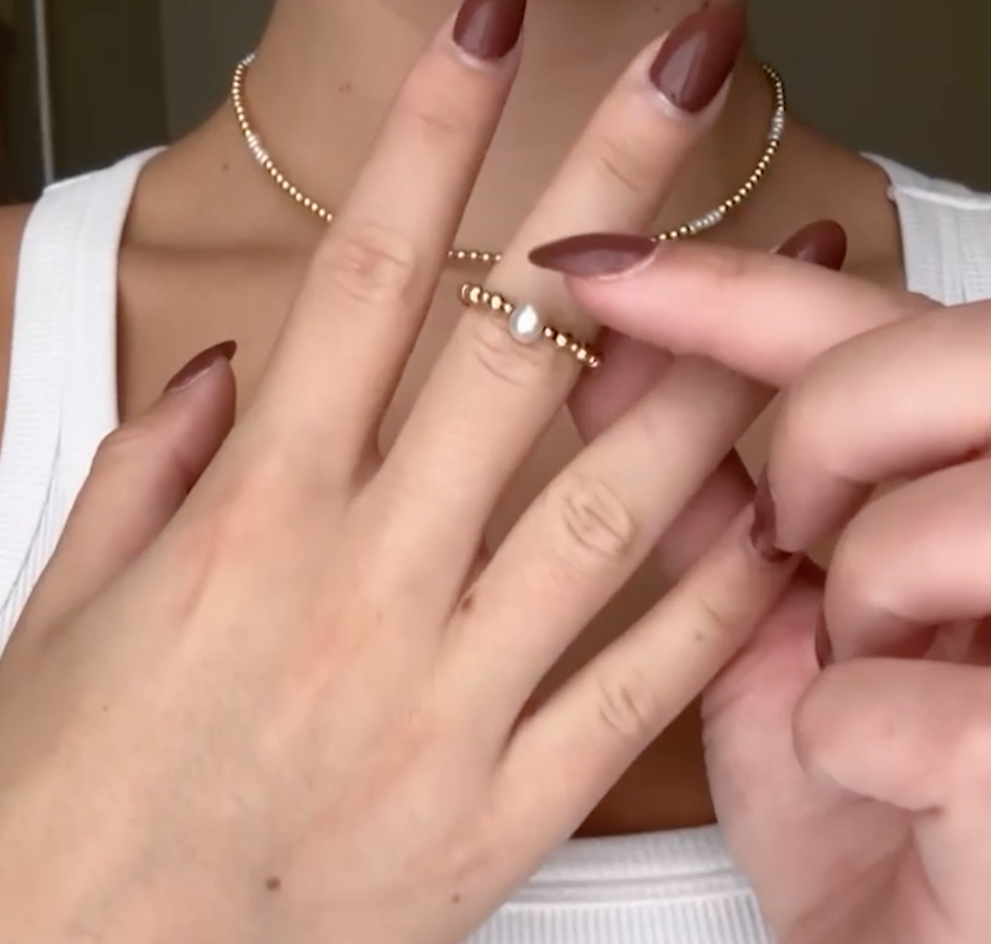 Sincerity Pearl Ring